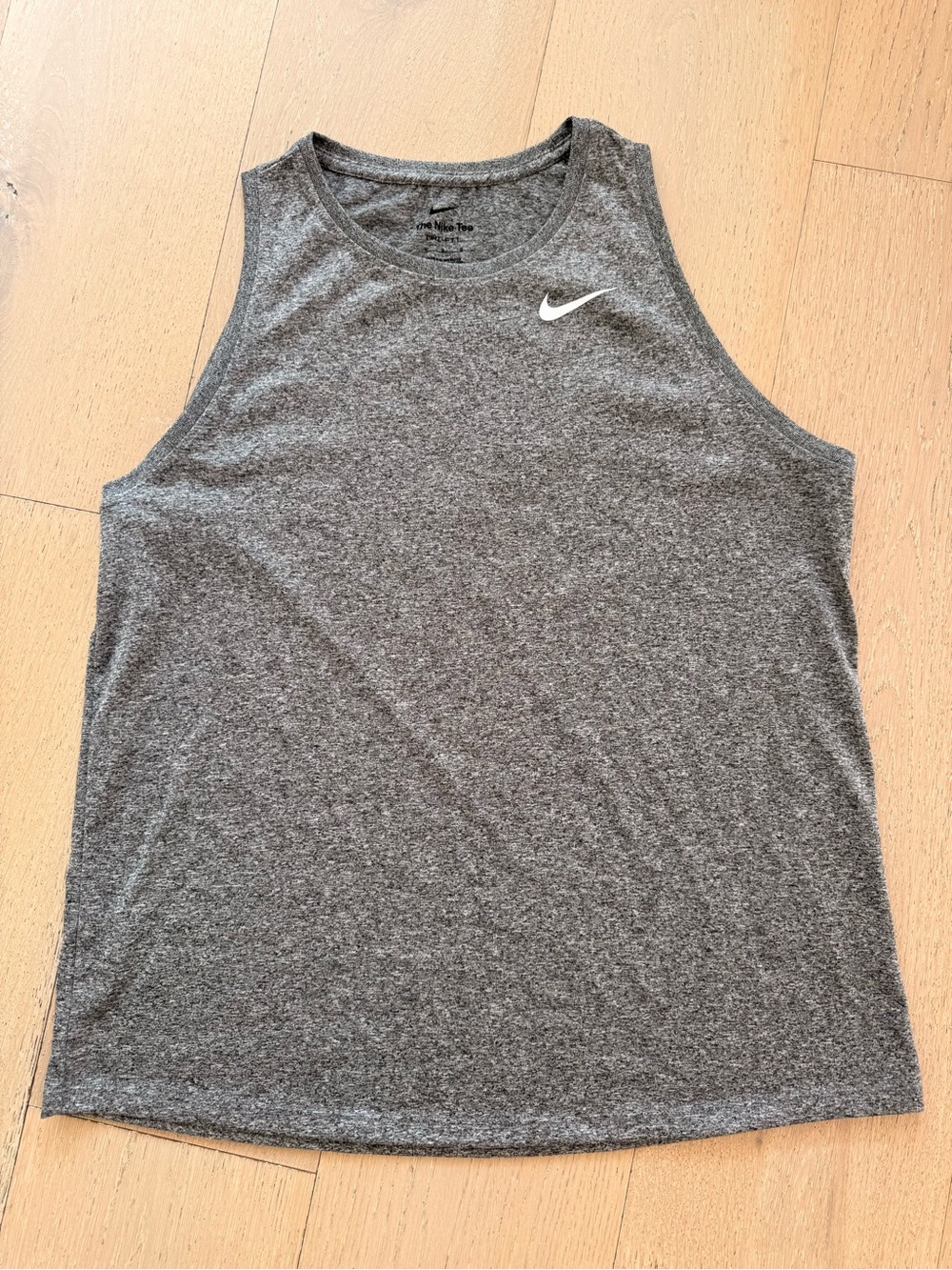 Nike Dark Gray Heather Athletic Tank Top